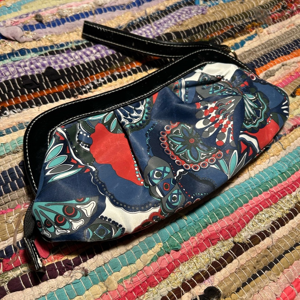 Baby Phat Patterned Clutch with Black Trim✨ - Picture 3 of 4